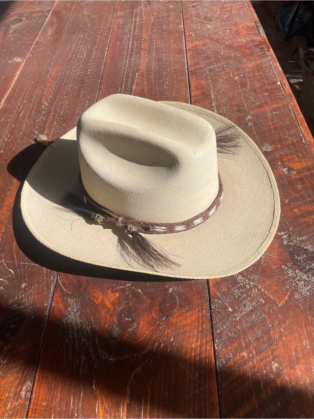 Never Worn Vintage Pigalle Cowboy Hat Size 7 with decorative band